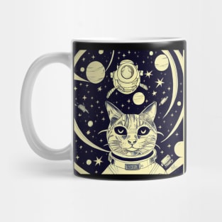 Space cat Mug